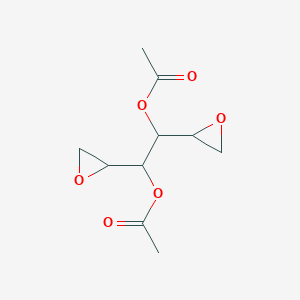 molecular formula C10H14O6 B110603 [2-acetyloxy-1,2-bis(oxiran-2-yl)ethyl] acetate CAS No. 57230-48-5