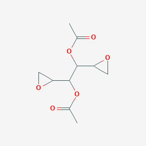 molecular formula C10H14O6 B110603 Galactitol, 1,2:5,6-dianhydro-, diacetate CAS No. 57230-48-5