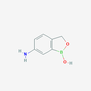 molecular formula C7H8BNO2 B110605 6-Aminobenzo[c][1,2]oxaborol-1(3H)-ol CAS No. 117098-94-9