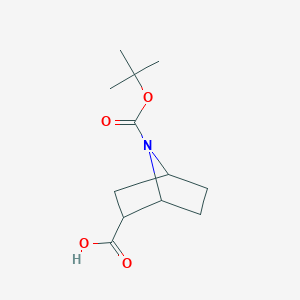 molecular formula C12H19NO4 B110607 7-(tert-Butoxycarbonyl)-7-azabicyclo[2.2.1]heptane-2-carboxylic acid CAS No. 1221818-81-0