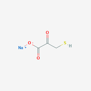 molecular formula C3H3NaO3S B110611 Sodium mercaptopyruvate CAS No. 10255-67-1