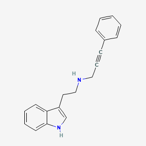 molecular formula C19H18N2 B11062047 N-[2-(1H-indol-3-yl)ethyl]-3-phenylprop-2-yn-1-amine 