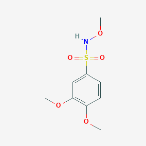 molecular formula C9H13NO5S B11064281 N,3,4-trimethoxybenzenesulfonamide 