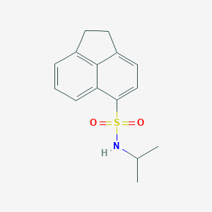 molecular formula C15H17NO2S B11064701 N-isopropyl-1,2-dihydro-5-acenaphthylenesulfonamide 