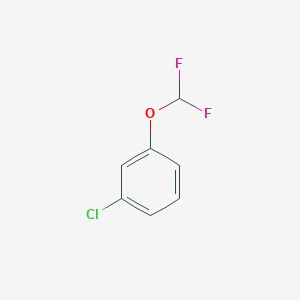 molecular formula C7H5ClF2O B110651 1-Chloro-3-(difluoromethoxy)benzene CAS No. 1214350-86-3