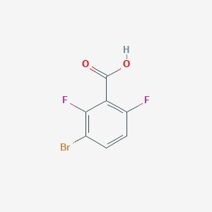 molecular formula C7H3BrF2O2 B110653 3-溴-2,6-二氟苯甲酸 CAS No. 28314-81-0