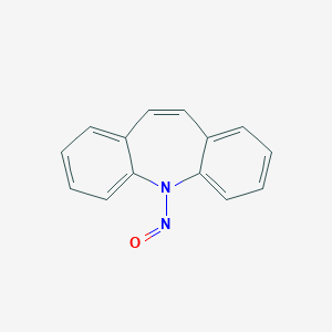 molecular formula C14H10N2O B110671 N-Nitroso-5H-dibenz(b,f)azepine CAS No. 38652-29-8