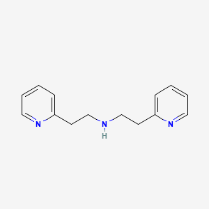 molecular formula C14H17N3 B11069043 Bis[2-(2-pyridyl)ethyl]amine CAS No. 15496-36-3