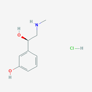 molecular formula C9H14ClNO2 B001107 Phenylephrine hydrochloride CAS No. 61-76-7