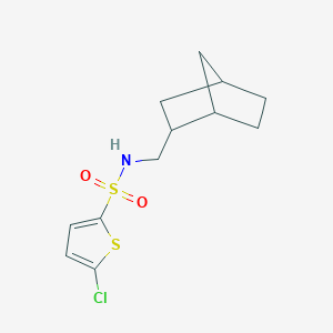 molecular formula C12H16ClNO2S2 B11071064 N-(bicyclo[2.2.1]hept-2-ylmethyl)-5-chlorothiophene-2-sulfonamide 