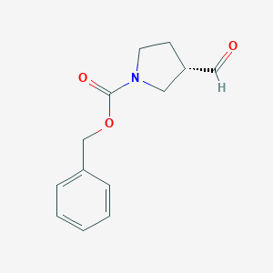 molecular formula C13H15NO3 B110711 (S)-1-N-Cbz-3-甲酰-吡咯烷 CAS No. 1212307-91-9
