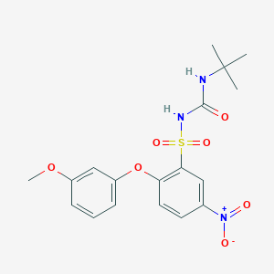 molecular formula C18H21N3O7S B110716 CAY10535 