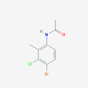 N-(4-bromo-3-chloro-2-methylphenyl)acetamide