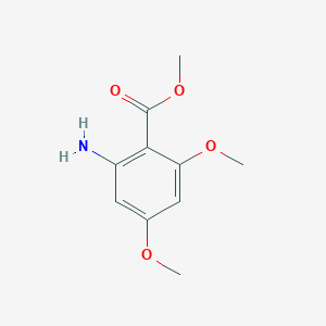 molecular formula C10H13NO4 B110732 Methyl 2-amino-4,6-dimethoxybenzoate CAS No. 379228-26-9