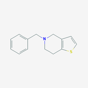 molecular formula C14H15NS B110734 Deschloro ticlopidine CAS No. 55142-78-4