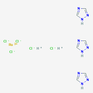 Bistriazolium-triazolepentachlororuthenate(III)