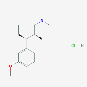molecular formula C15H26ClNO B110777 （2R，3R）-3（3-甲氧基苯基）-N，N，2-三甲基戊烷-1-胺盐酸盐 CAS No. 175591-17-0