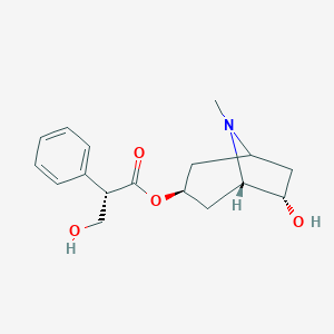 molecular formula C17H23NO4 B110782 Racanisodamine CAS No. 17659-49-3