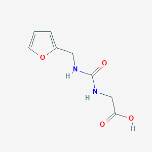 molecular formula C8H10N2O4 B110805 2-{[(Furan-2-ylmethyl)carbamoyl]amino}acetic acid CAS No. 953885-34-2