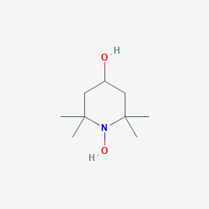molecular formula C9H19NO2 B110812 4-Piperidinol, 1-hydroxy-2,2,6,6-tetramethyl- CAS No. 3637-10-3