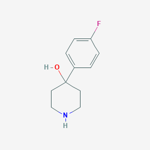 molecular formula C11H14FNO B110849 4-(4-Fluorophenyl)piperidin-4-ol CAS No. 3888-65-1