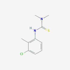 molecular formula C10H13ClN2S B11088928 3-(3-Chloro-2-methylphenyl)-1,1-dimethylthiourea 