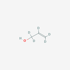 molecular formula C3H6O B011090 1,1,2,3,3-Pentadeuterioprop-2-en-1-ol CAS No. 102910-30-5