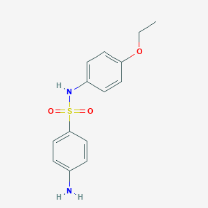 molecular formula C14H16N2O3S B011093 4-amino-N-(4-ethoxyphenyl)benzenesulfonamide CAS No. 19837-75-3