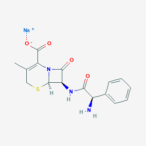 molecular formula C16H16N3NaO4S B110933 头孢氨钠 CAS No. 38932-40-0