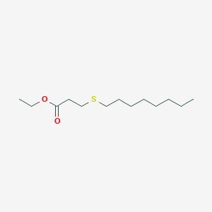 molecular formula C13H26O2S B11093568 Ethyl 3-(octylsulfanyl)propanoate 