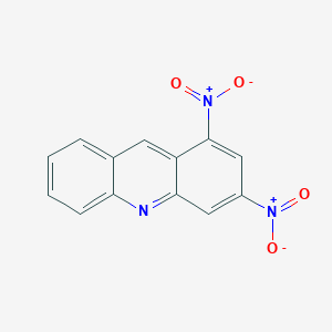 molecular formula C13H7N3O4 B11093624 1,3-Dinitroacridine 