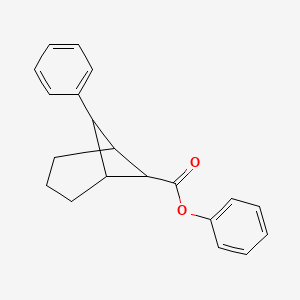 molecular formula C20H20O2 B11093967 Phenyl 7-phenylbicyclo[3.1.1]heptane-6-carboxylate 