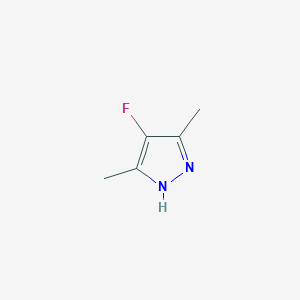 molecular formula C5H7FN2 B110941 4-fluoro-3,5-dimethyl-1H-pyrazole CAS No. 57160-76-6