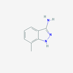 molecular formula C8H9N3 B110949 3-氨基-7-甲基-1H-吲唑 CAS No. 1000343-59-8