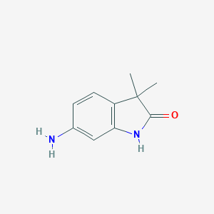 molecular formula C10H12N2O B110969 6-氨基-3,3-二甲基吲哚啉-2-酮 CAS No. 100510-65-4