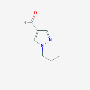 molecular formula C8H12N2O B110975 1-Isobutyl-1H-pyrazole-4-carbaldehyde CAS No. 1006333-32-9