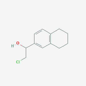 molecular formula C28H28FNO3 B11097571 Cyclopentyl 4-(4-fluorophenyl)-2-methyl-5-oxo-7-phenyl-1,4,5,6,7,8-hexahydroquinoline-3-carboxylate CAS No. 5803-68-9