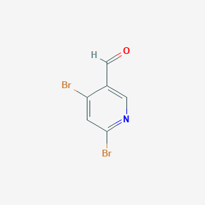 molecular formula C6H3Br2NO B110981 4,6-Dibromonicotinaldehyde CAS No. 1211585-10-2