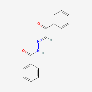 molecular formula C15H12N2O2 B11099898 N'-[(1E)-2-oxo-2-phenylethylidene]benzohydrazide 