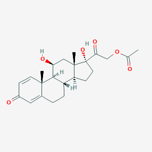 molecular formula C23H30O6 B001110 Prednisolone Acetate CAS No. 52-21-1