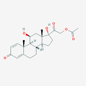 molecular formula C23H30O6 B001110 Prednisolone acetate CAS No. 52-21-1