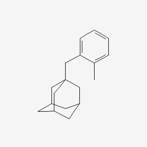 molecular formula C18H24 B11100757 1-(2-Methylbenzyl)adamantane 
