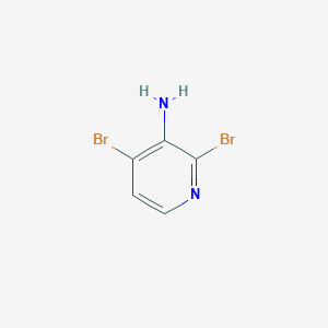 molecular formula C5H4Br2N2 B111012 2,4-二溴吡啶-3-胺 CAS No. 102249-45-6