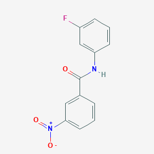 molecular formula C13H9FN2O3 B11101446 N-(3-fluorophenyl)-3-nitrobenzamide CAS No. 167565-76-6