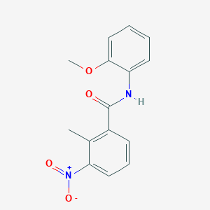 molecular formula C15H14N2O4 B11102027 N-(2-methoxyphenyl)-2-methyl-3-nitrobenzamide 