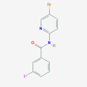 molecular formula C12H8BrIN2O B11102181 N-(5-bromopyridin-2-yl)-3-iodobenzamide 