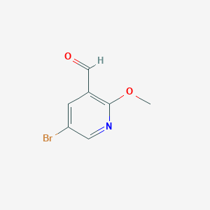 5-Bromo-2-methoxypyridine-3-carbaldehyde