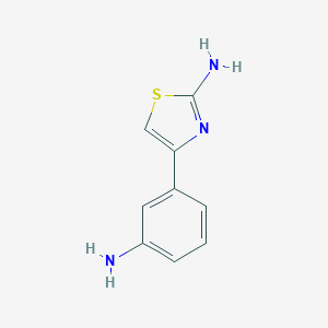 molecular formula C9H9N3S B111036 4-(3-氨基苯基)-噻唑-2-基胺 CAS No. 103740-34-7
