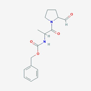 molecular formula C16H19N2O4- B011104 N-Benzyloxycarbonylalanylprolinal CAS No. 108708-27-6