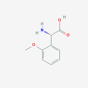 molecular formula C9H11NO3 B111040 (S)-2-Amino-2-(2-methoxyphenyl)acetic acid CAS No. 103889-86-7